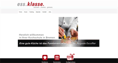 Desktop Screenshot of essklasse-bremen.de